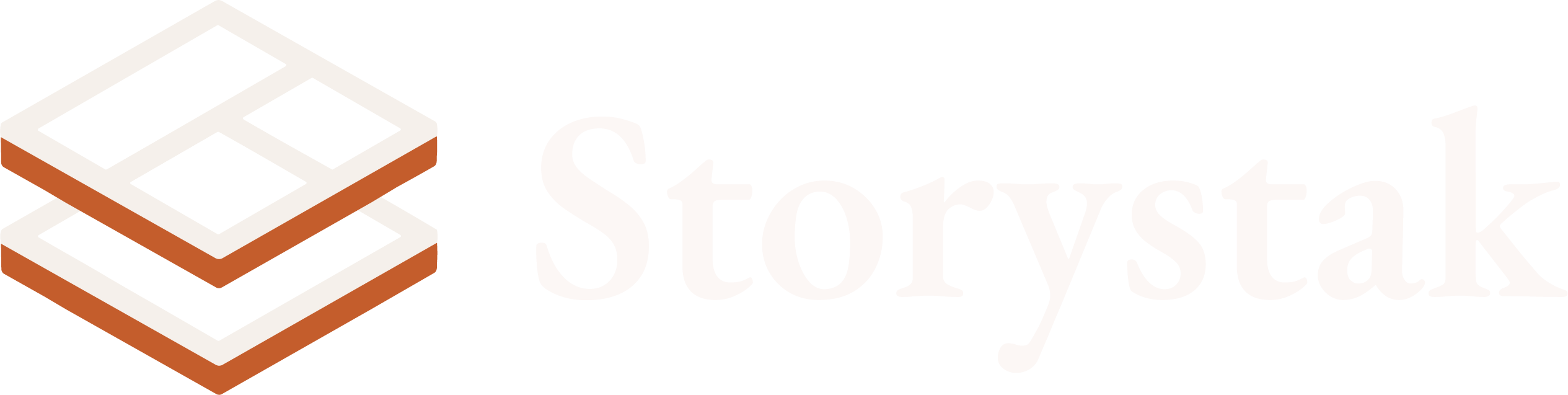Storystak AI reverse logo